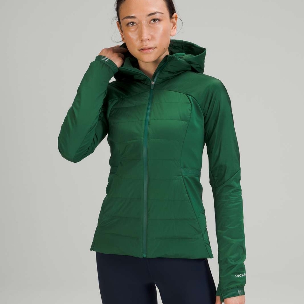 NWOT Lululemon Down for It All Jacket Everglade Green